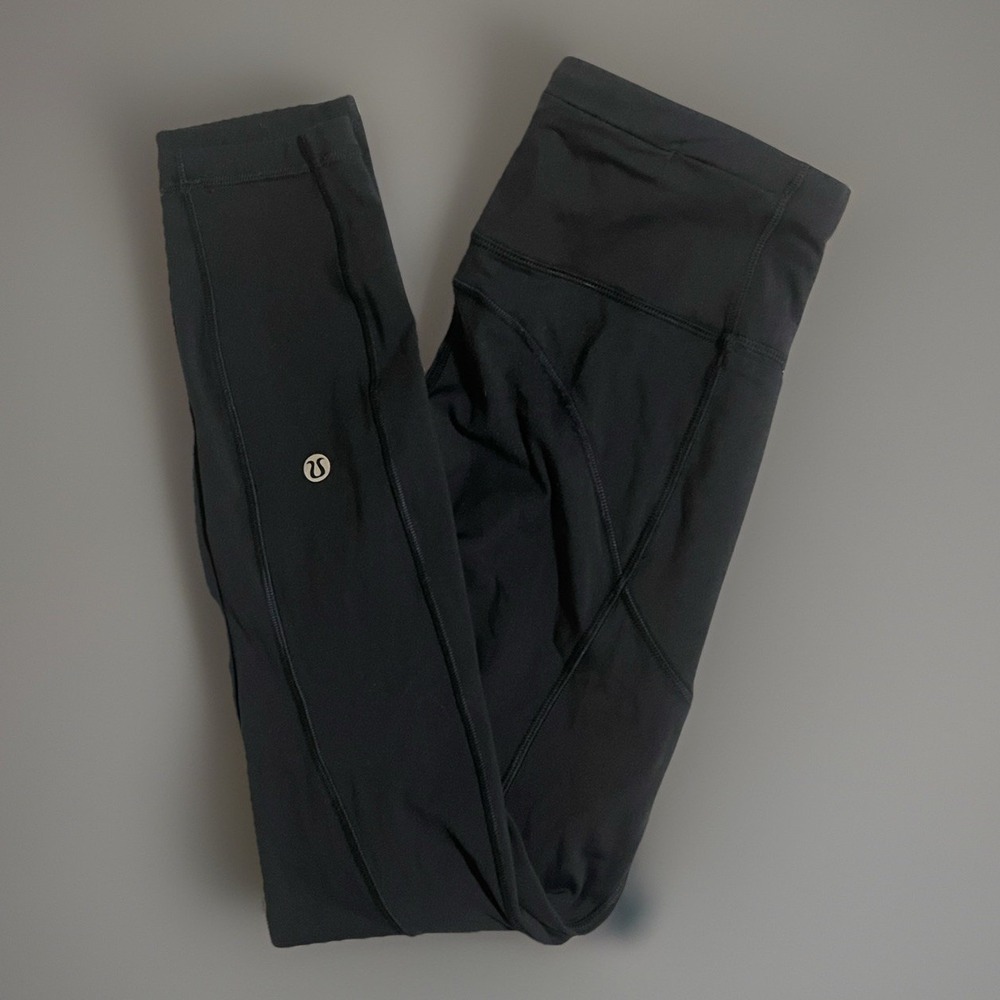 Lululemon Woman's Green Athletics Legging Pants  -2‎
